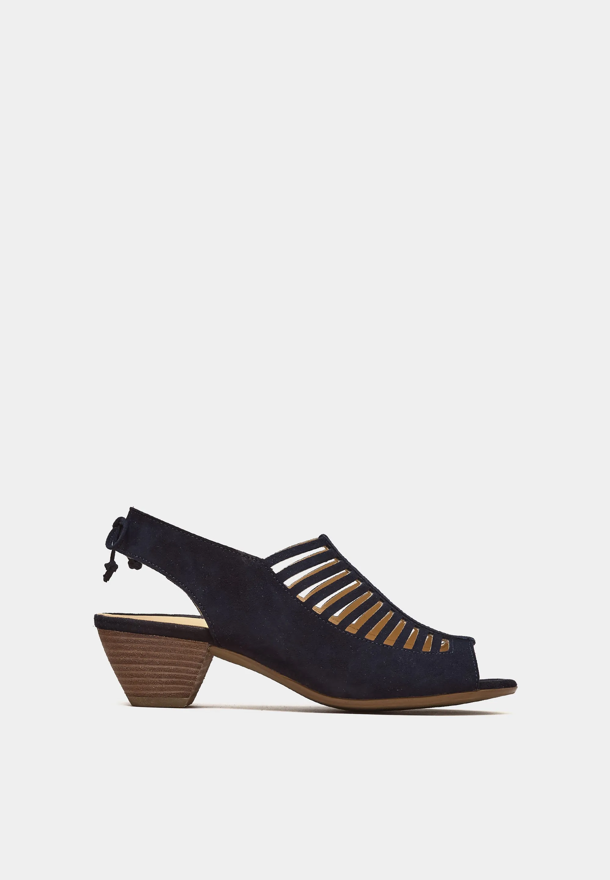 6589 Lattice Sandals Navy