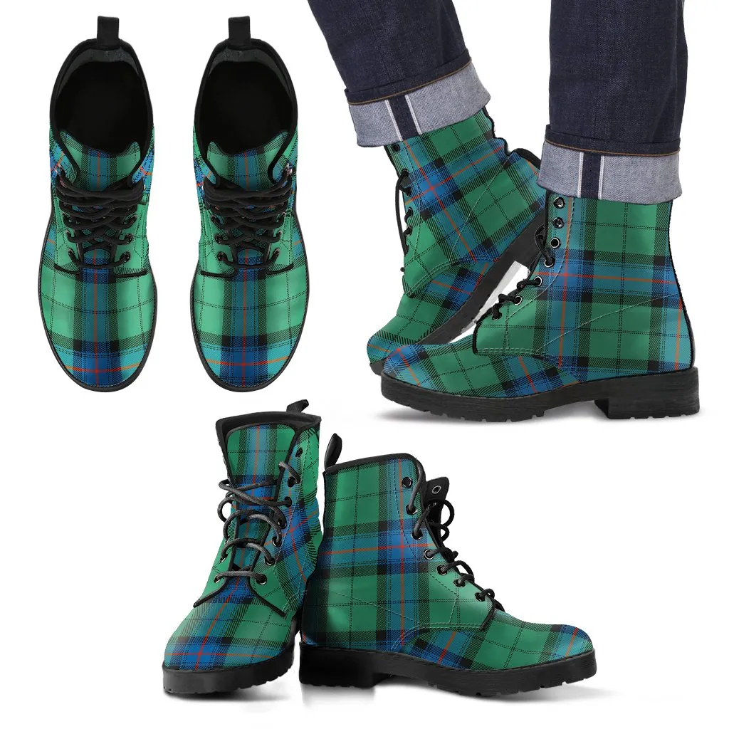 Armstrong Ancient Tartan Leather Boots