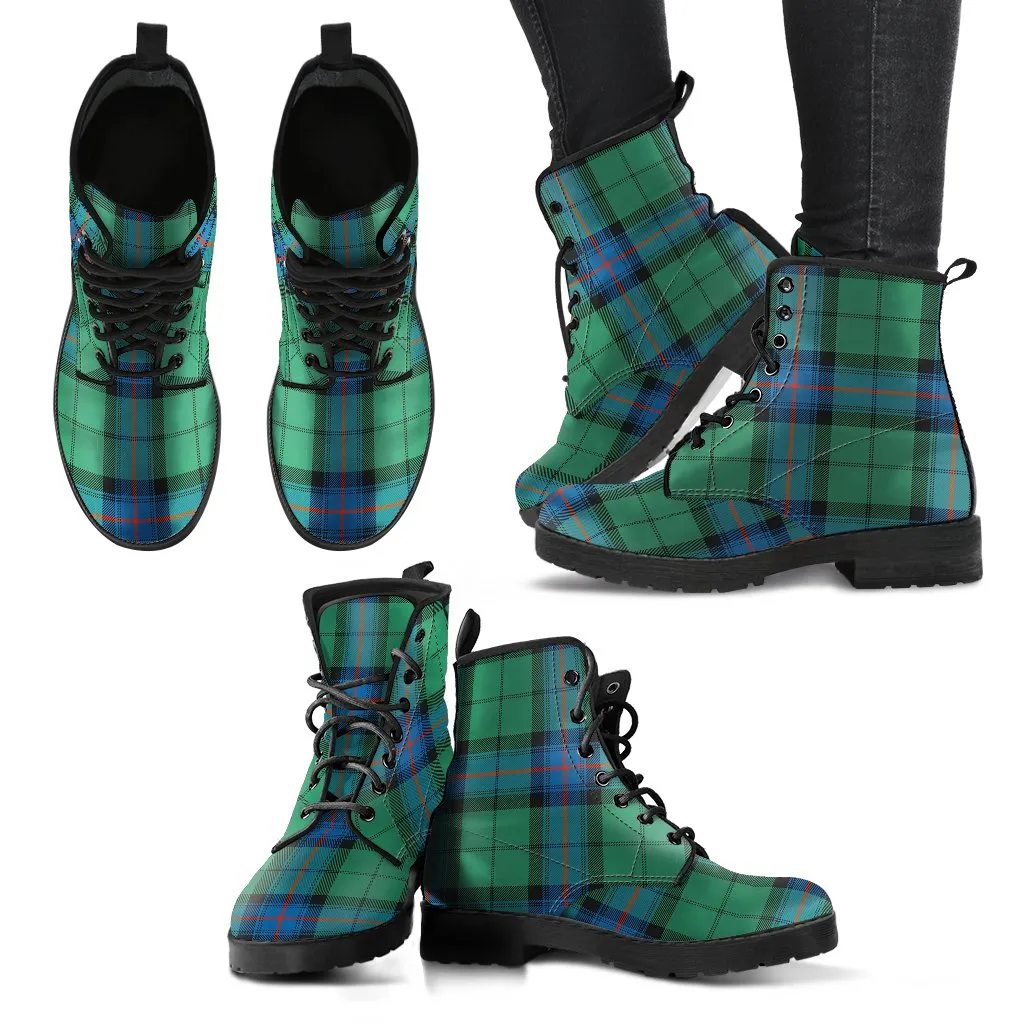 Armstrong Ancient Tartan Leather Boots