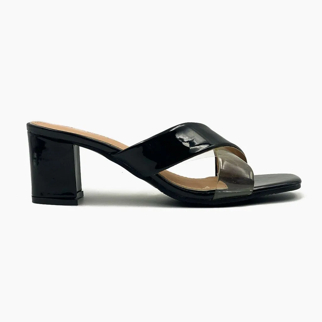 Basic Cross Detailed Heels