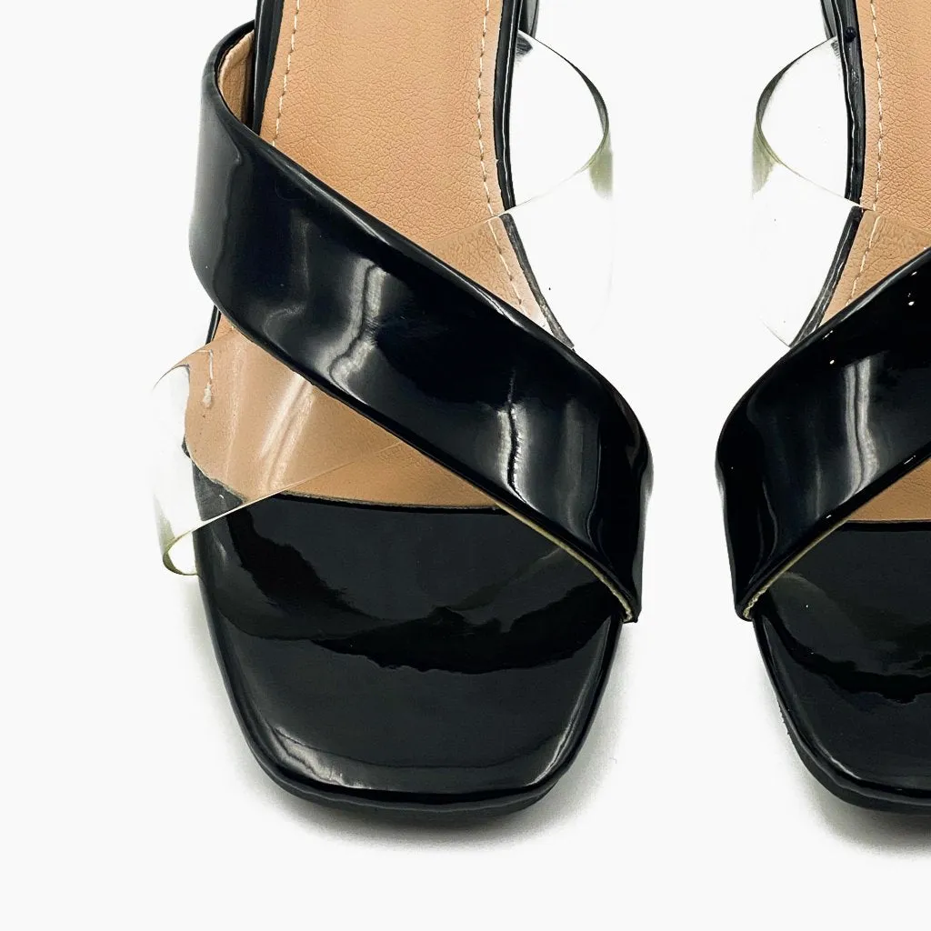 Basic Cross Detailed Heels