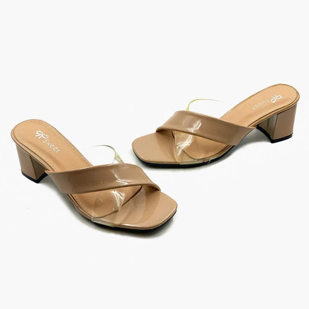 Basic Cross Detailed Heels