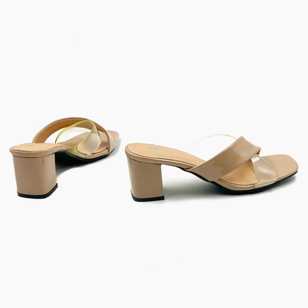 Basic Cross Detailed Heels