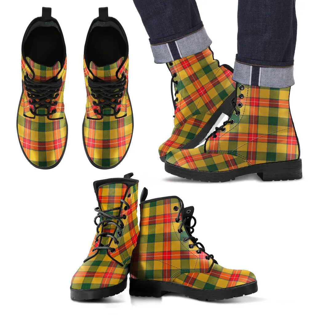 Baxter Tartan Leather Boots