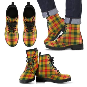 Baxter Tartan Leather Boots