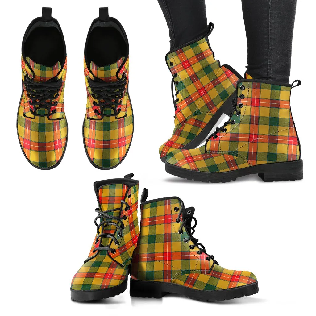 Baxter Tartan Leather Boots