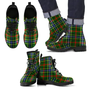 Bisset Tartan Leather Boots