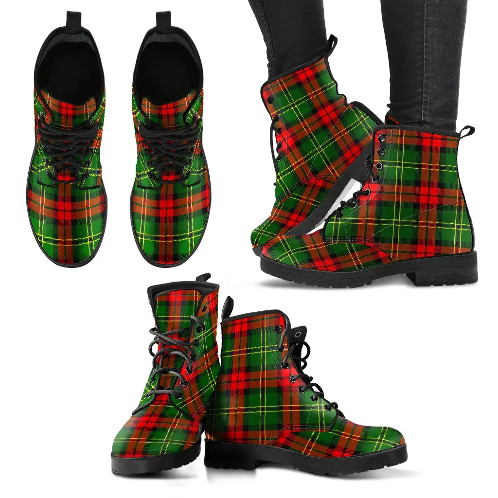 Blackstock Tartan Leather Boots