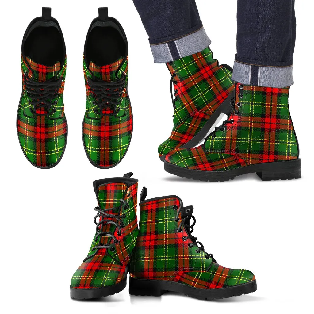 Blackstock Tartan Leather Boots