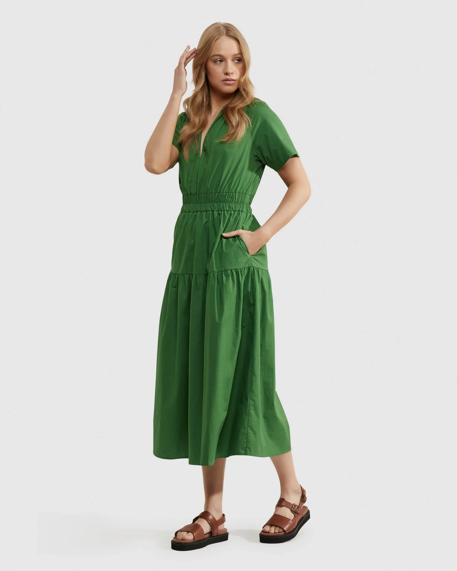 Blair Cotton Poplin Dress