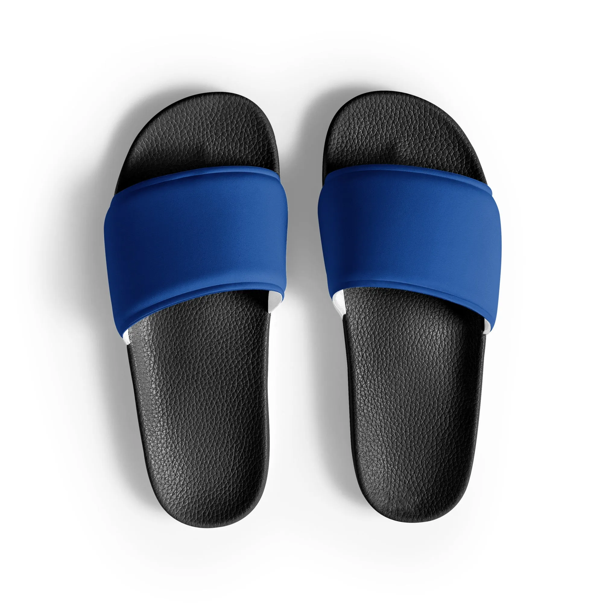 Blue Women's slides, Blue Sandals, Pool Shoes, Beach Shoes, Shoe Gift