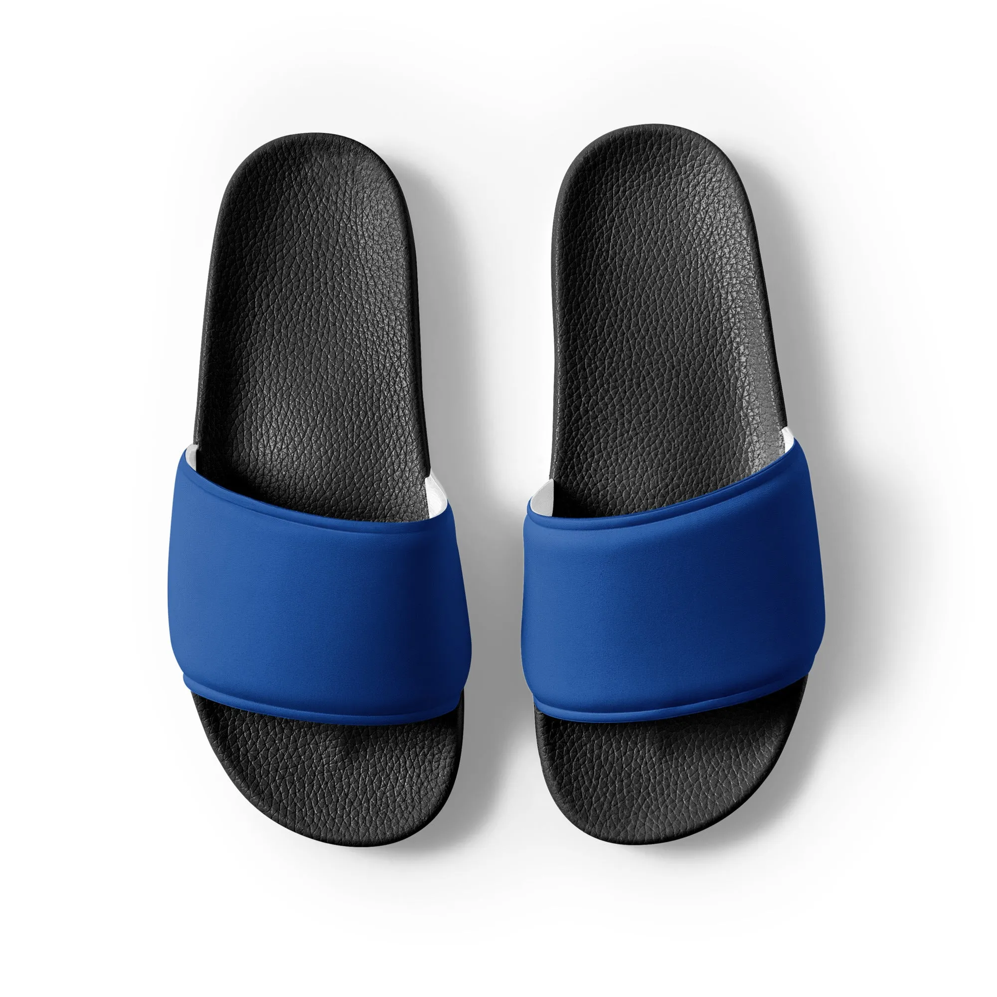 Blue Women's slides, Blue Sandals, Pool Shoes, Beach Shoes, Shoe Gift