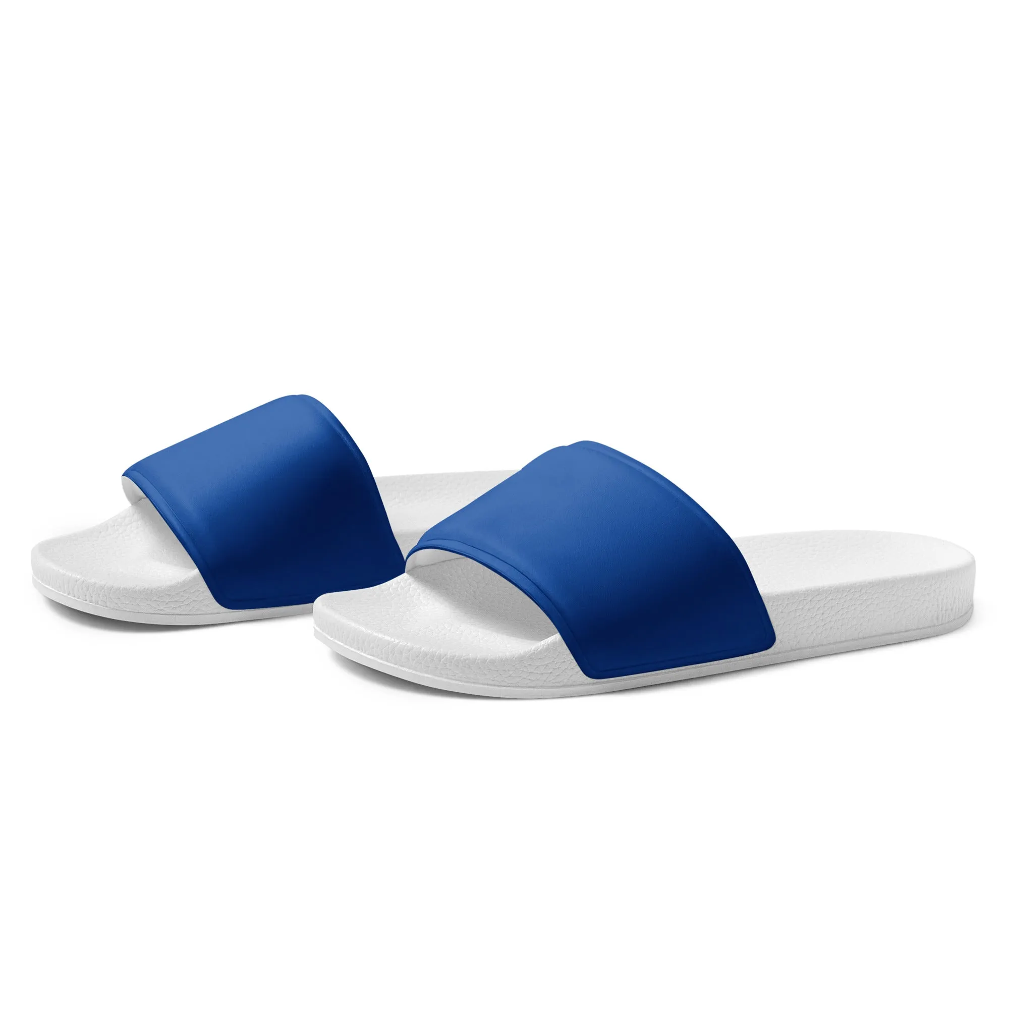 Blue Women's slides, Blue Sandals, Pool Shoes, Beach Shoes, Shoe Gift