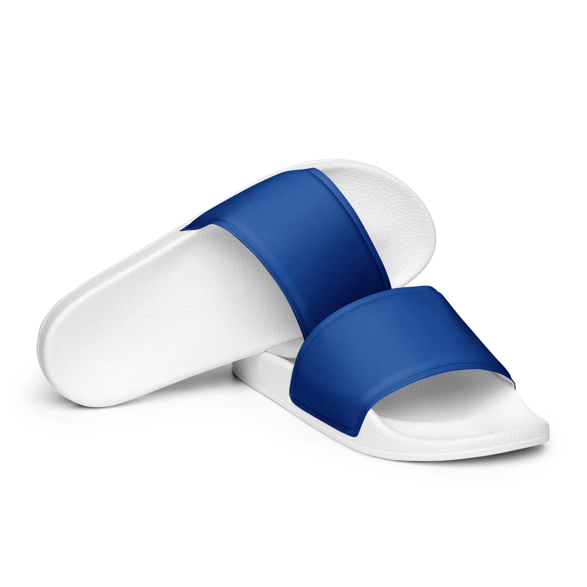 Blue Women's slides, Blue Sandals, Pool Shoes, Beach Shoes, Shoe Gift