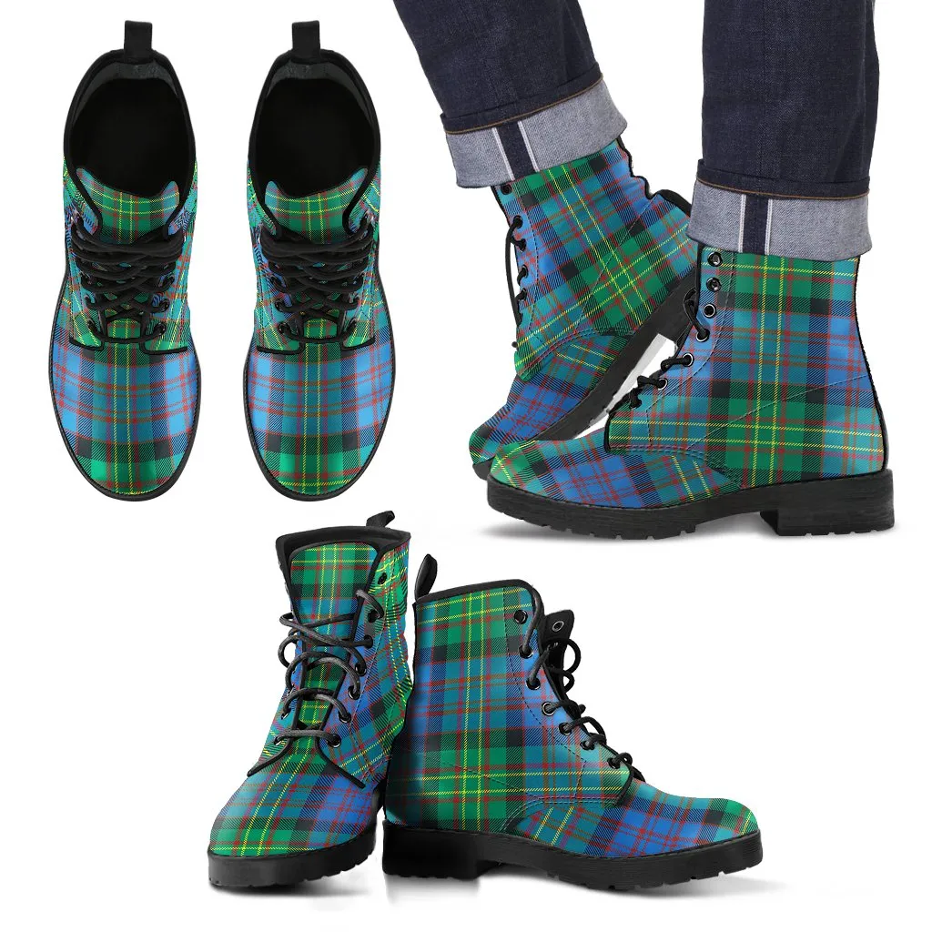 Bowie Ancient Tartan Leather Boots