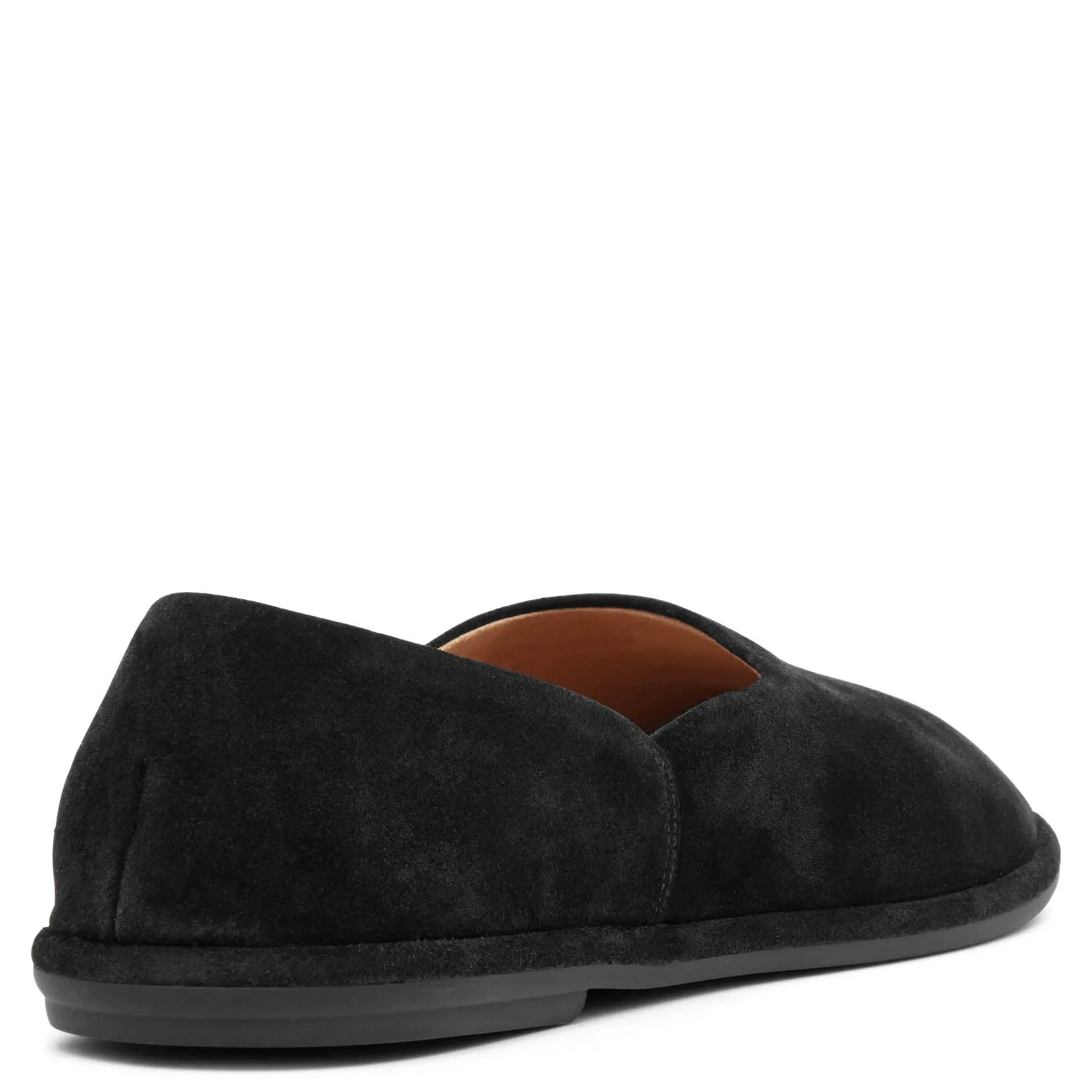Canal slip-on black suede loafers