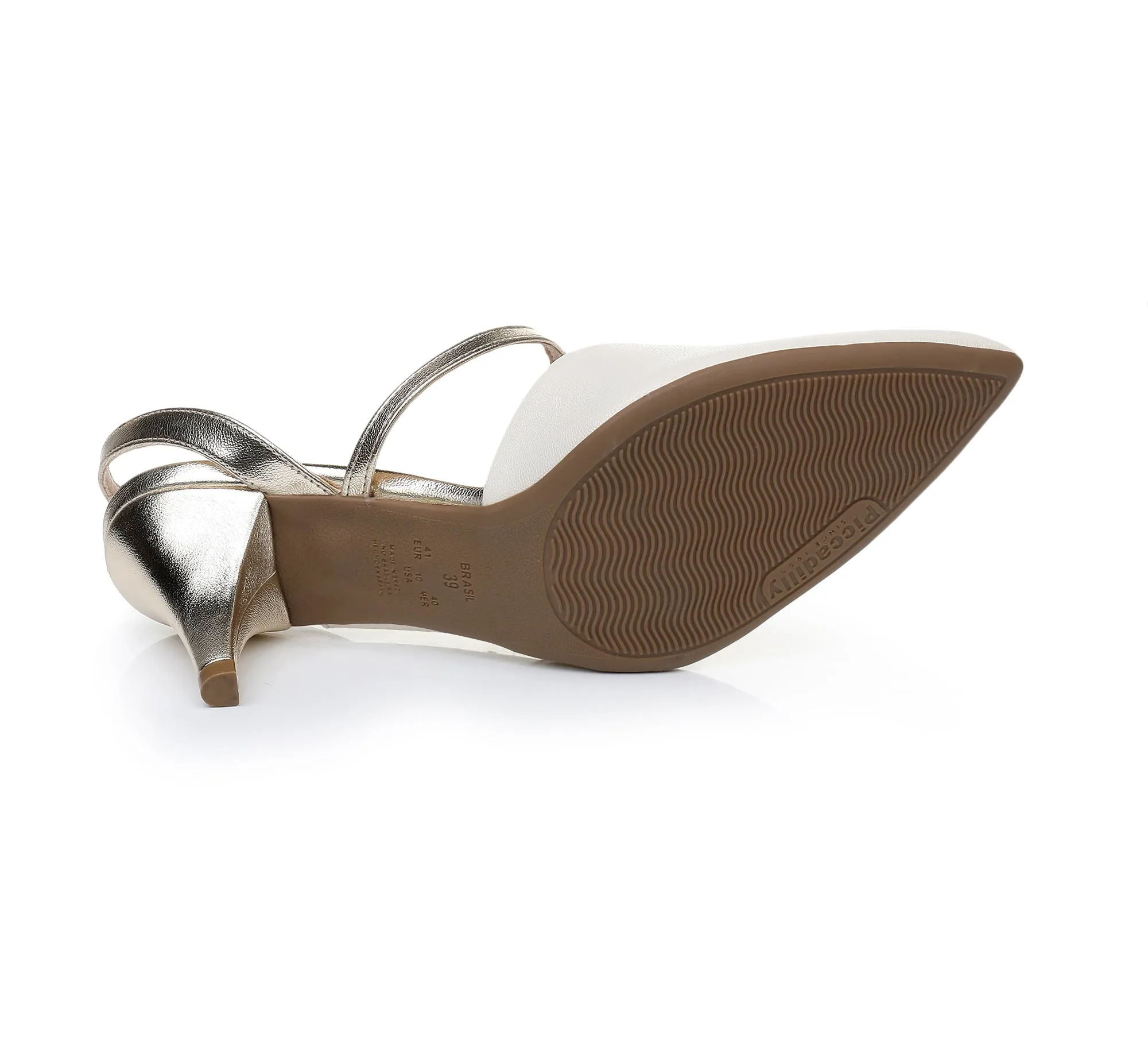 Chic Sling Back Heels - White (745.082)