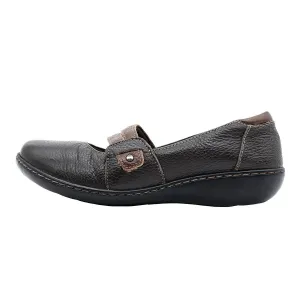 Clarks Ashland Twist Mary Jane Loafers Leather Black Colour For Women