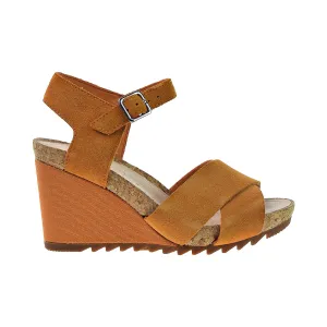 Clarks Flex Sun Women's Wedge Heels Amber Suede