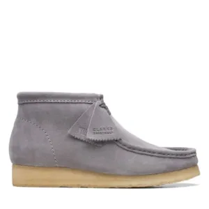 Clarks Originals Wallabee Boots Men’s Gray Suede 26169731