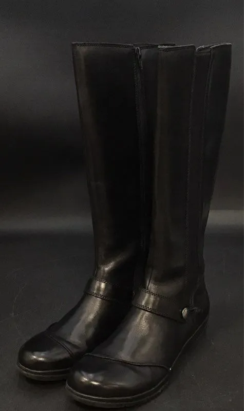 Clarks Women's Black Riding Boots - Size 9.5