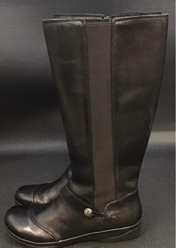 Clarks Women's Black Riding Boots - Size 9.5