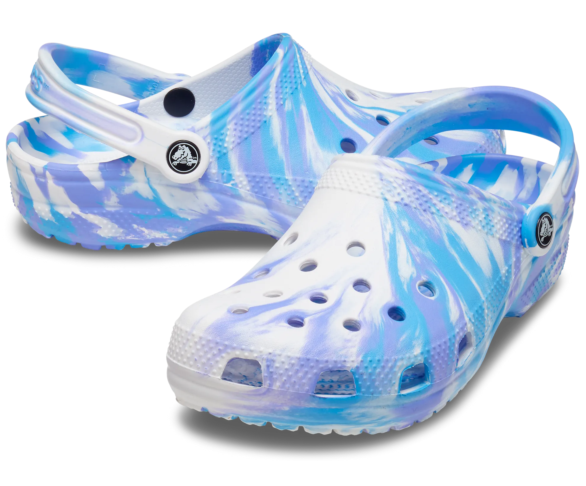 Crocs Unisex Classic Marbled Clog - Oxygen