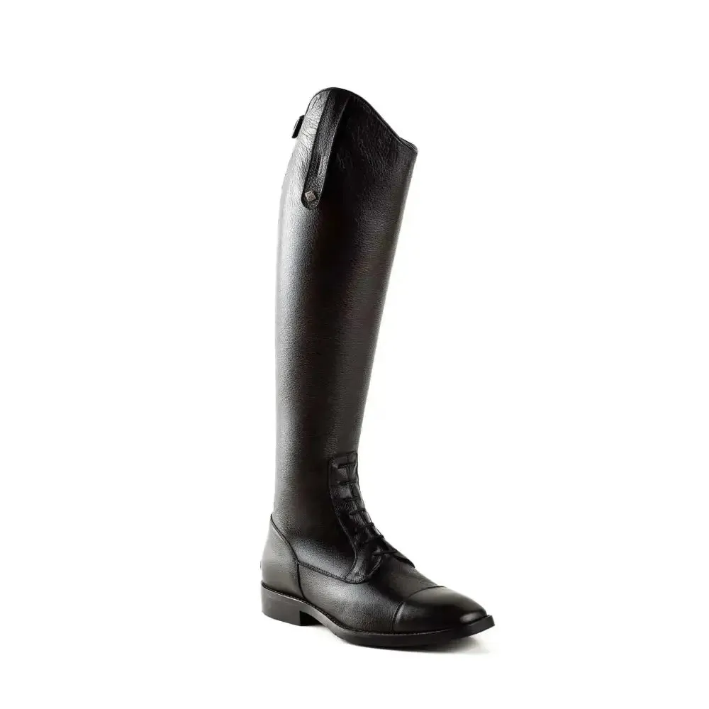 DeNiro Long Riding Boots Salentino Unlaced Black / Black Regal Leather  39 C- XS Quick Black