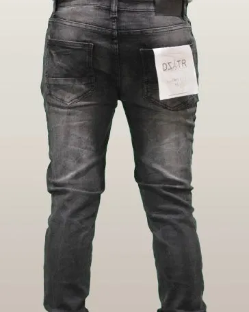 Faded Distressed Slim Jean