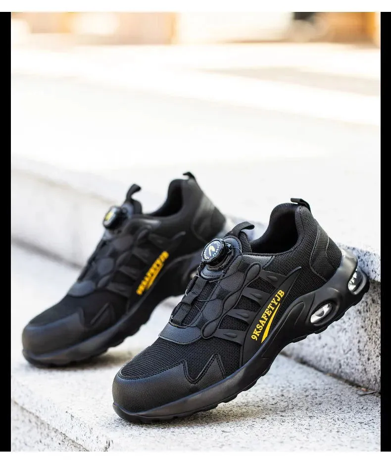 JB Fly Weaving 600 Quick Lace Steel Toe Shoes