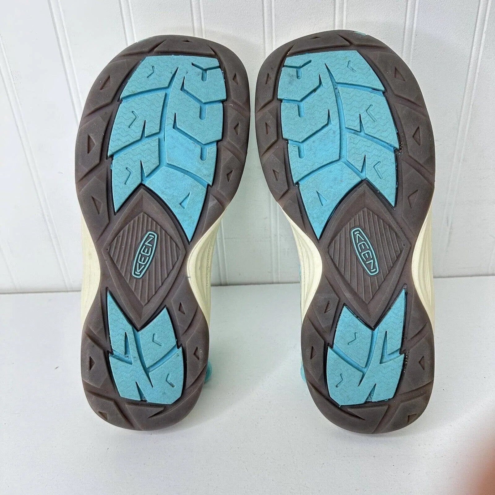 Keen EvoFit Sport Sandals Women's Size 10 Blue 1018907 Made In America Quick Dry