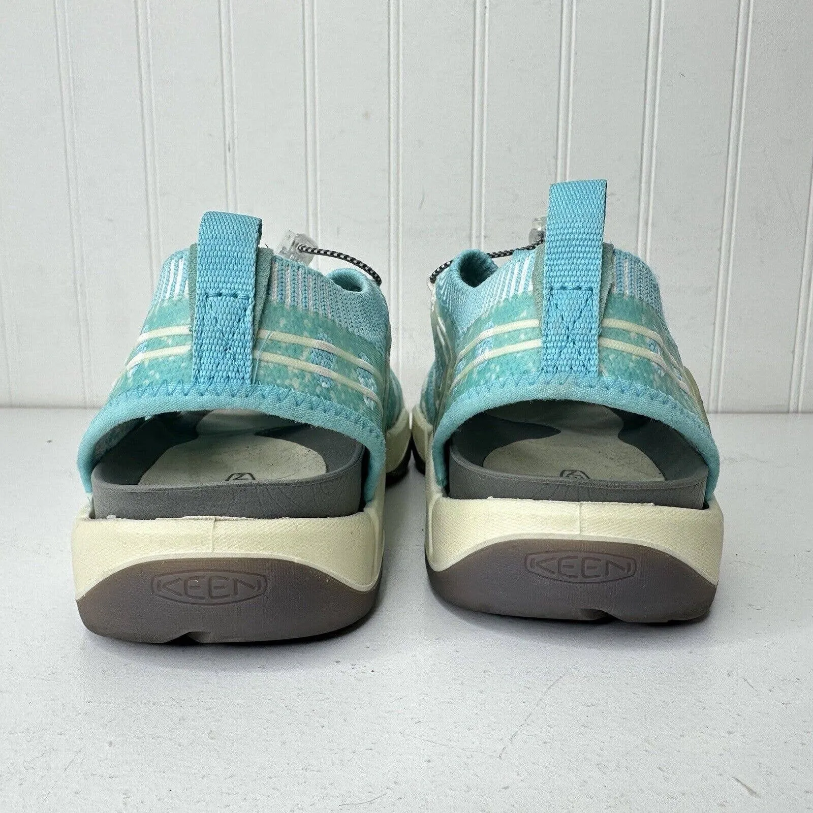 Keen EvoFit Sport Sandals Women's Size 10 Blue 1018907 Made In America Quick Dry