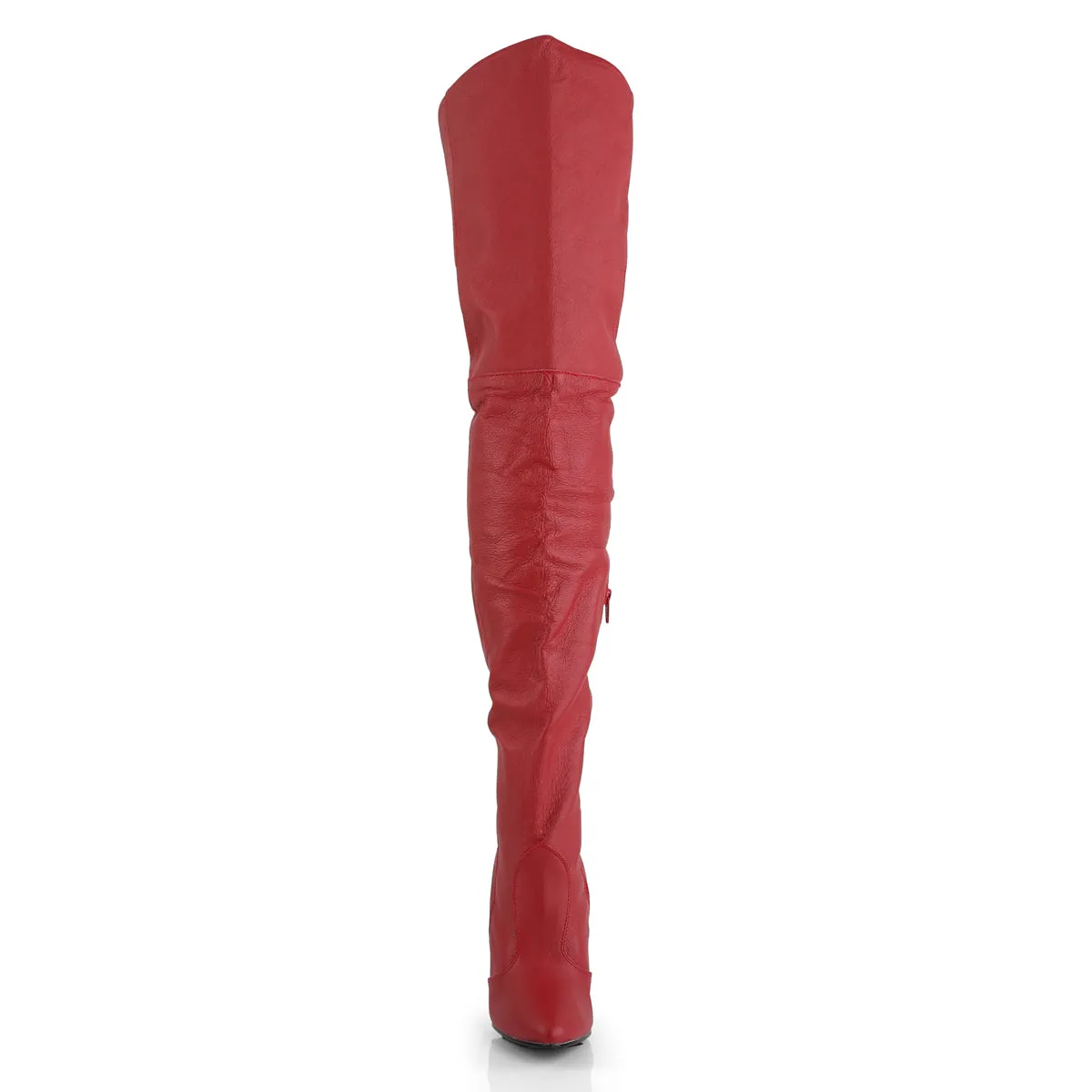 Leather Thigh High Boots with 5-inch Heel 3-colors LEGEND-8899