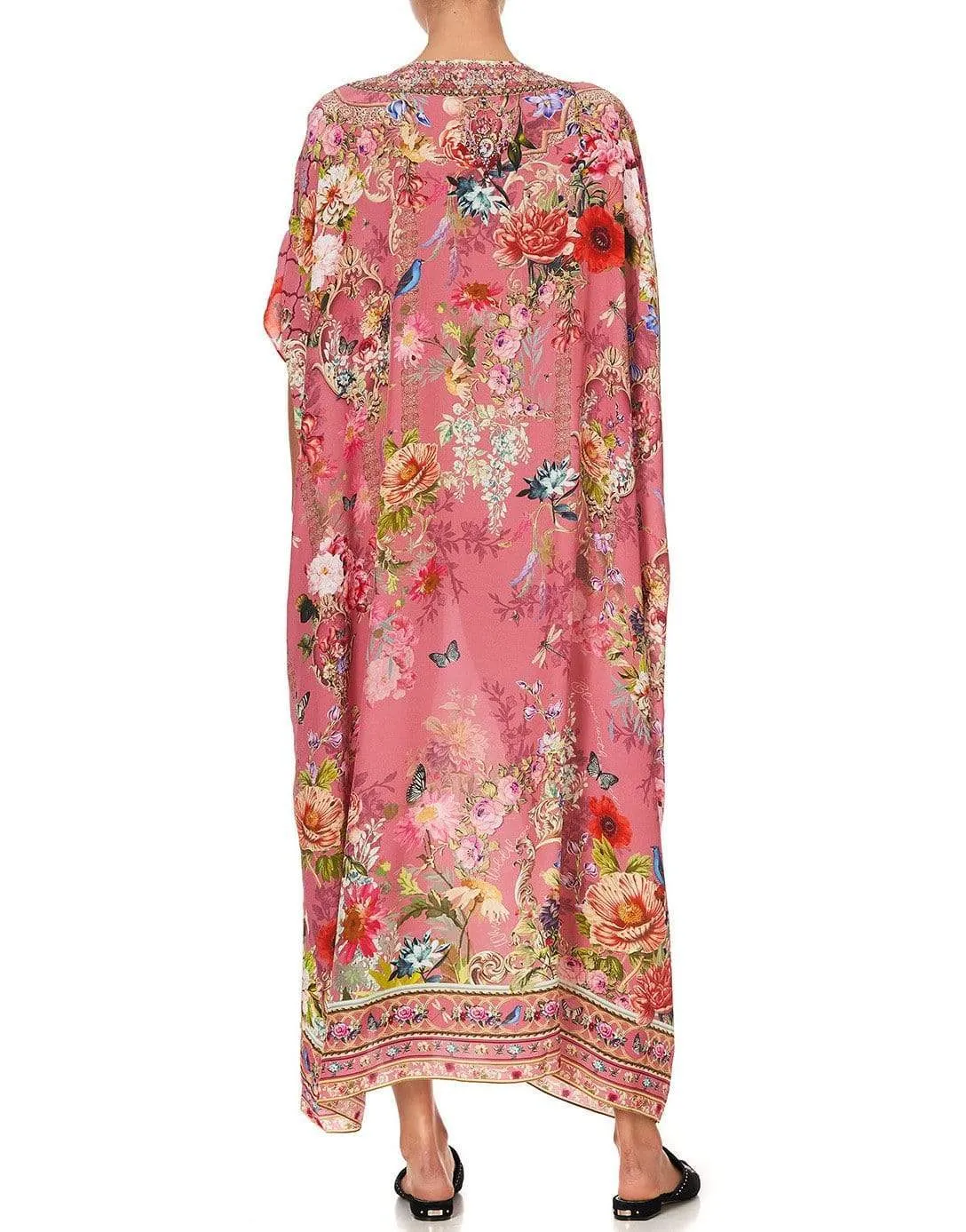 Patchwork Heart V-Neck Kaftan