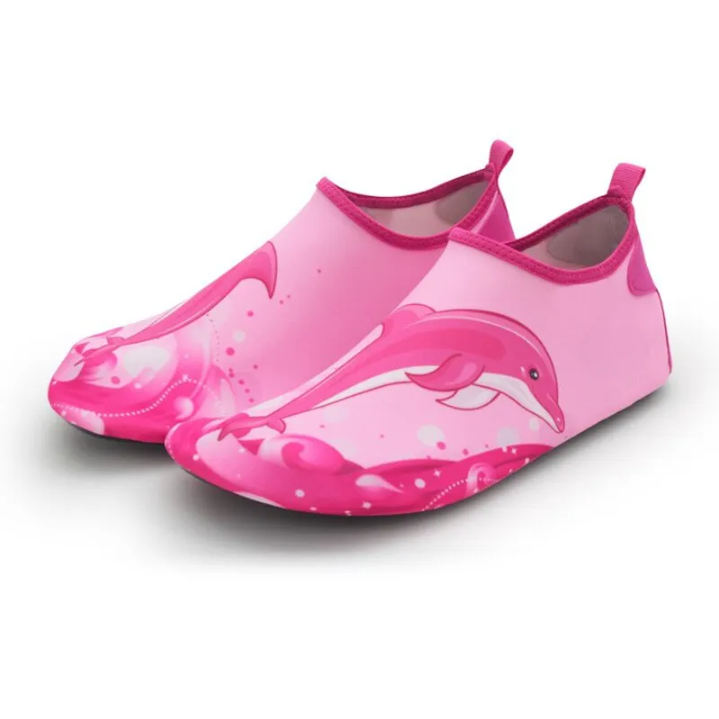 Printed Kids Quick Dry Aquatic Shoes For Girls And Boys