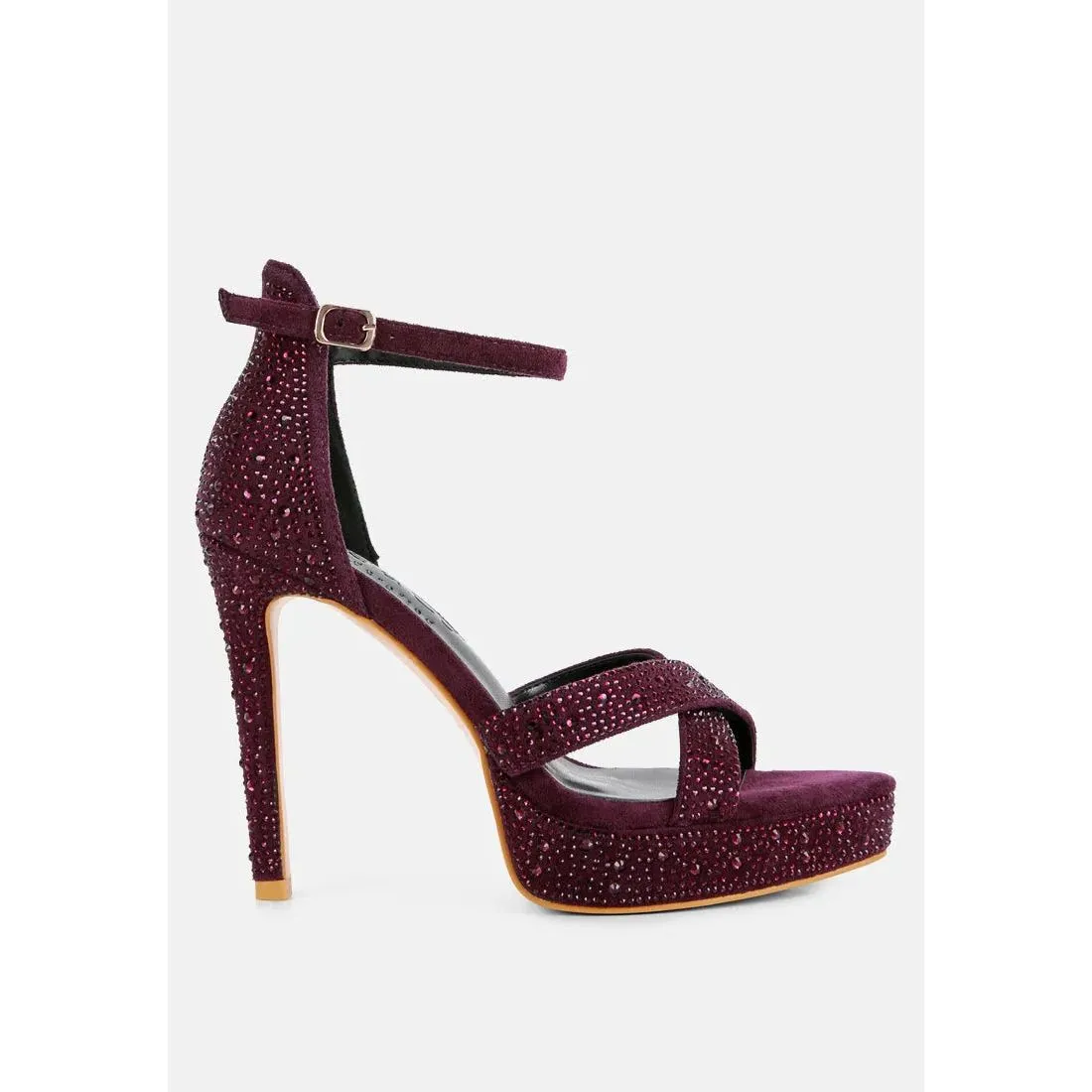 Regalia Rhinestone Embellished Stiletto Sandals