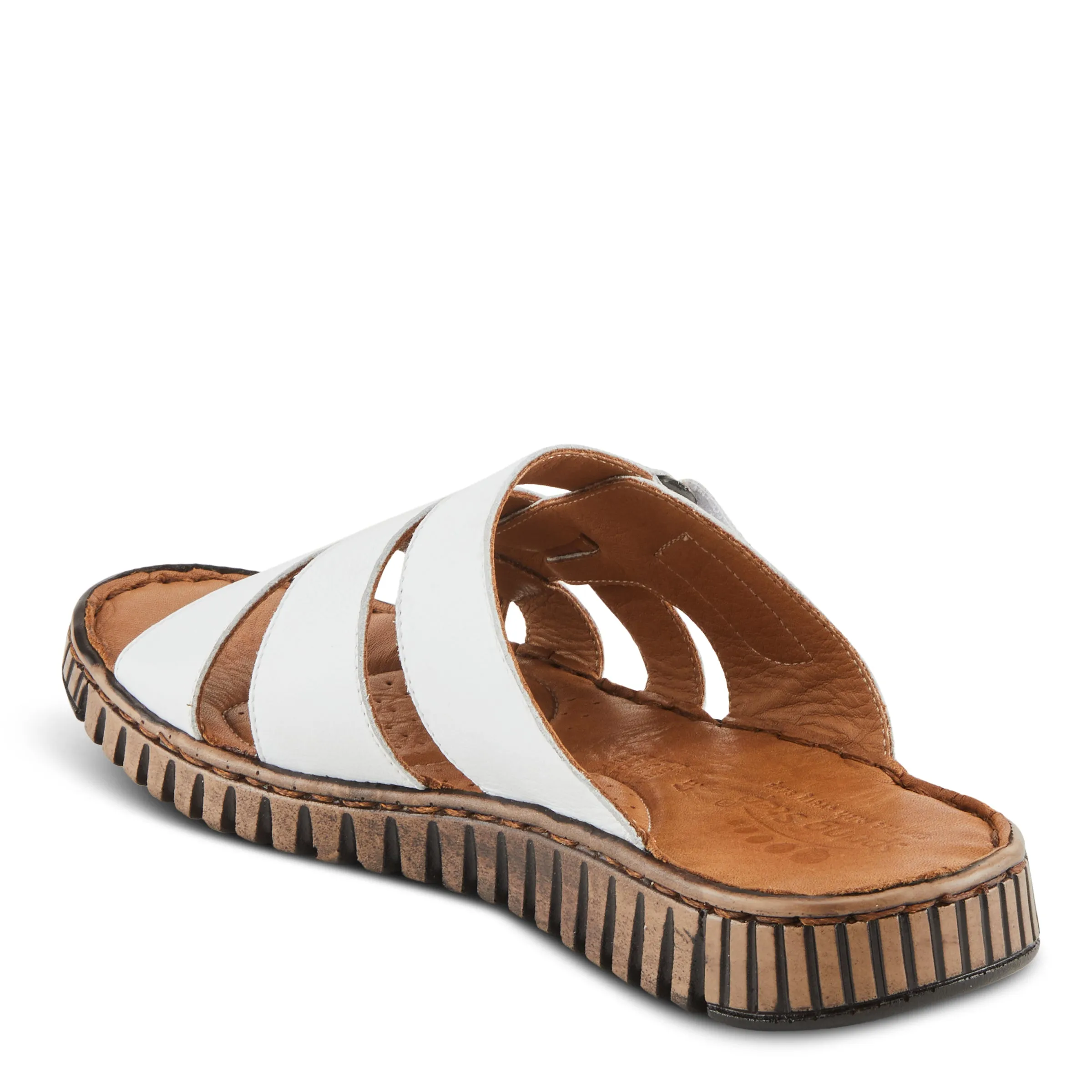 Spring Step Shoes Olly Sandals Women’s Leather Slip On 1" Heel