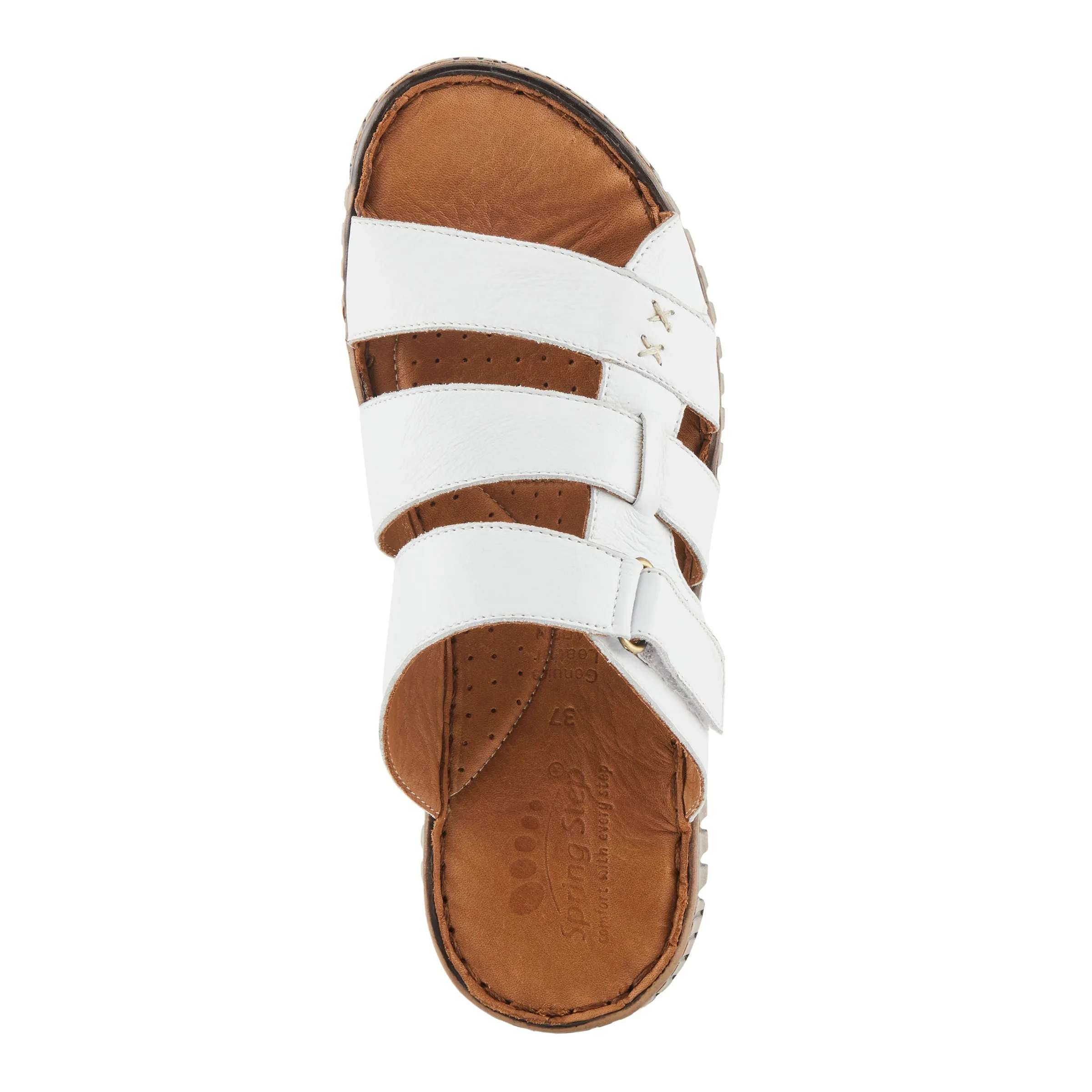 Spring Step Shoes Olly Sandals Women’s Leather Slip On 1" Heel