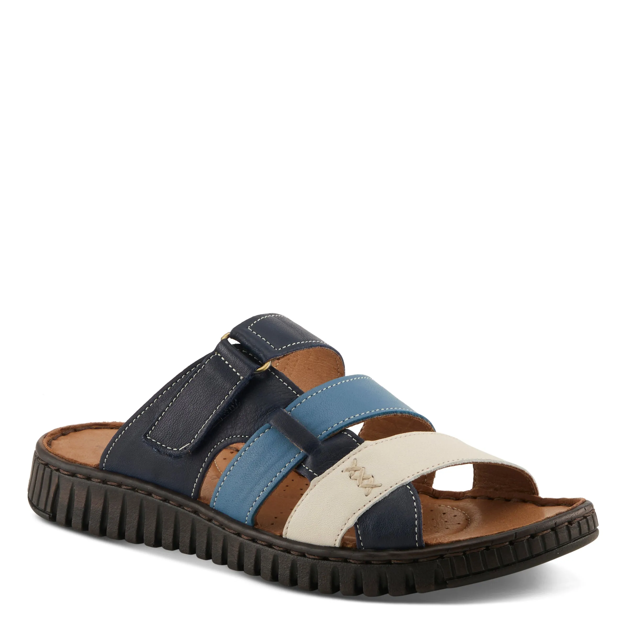 Spring Step Shoes Olly Sandals Women’s Leather Slip On 1" Heel