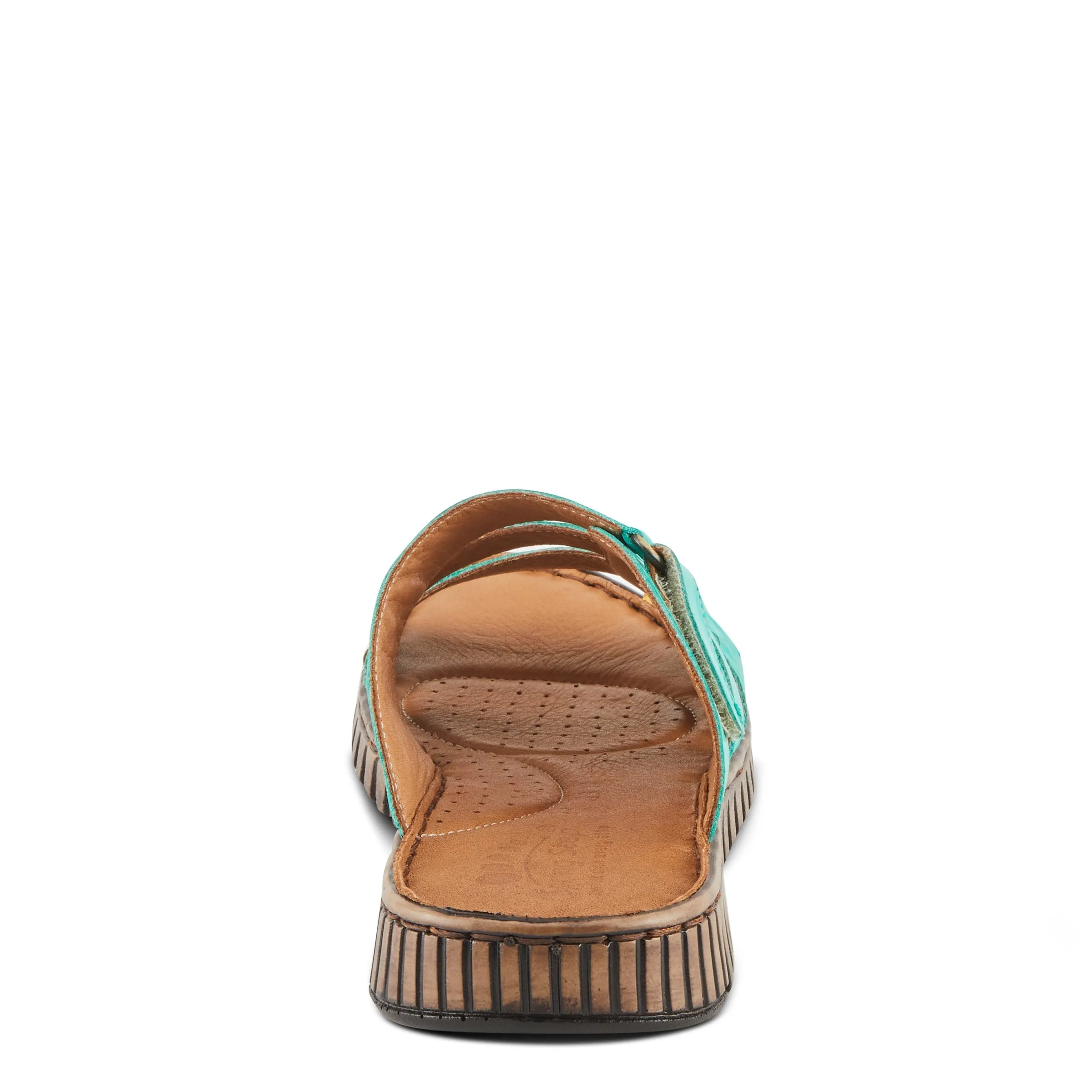Spring Step Shoes Olly Sandals Women’s Leather Slip On 1" Heel