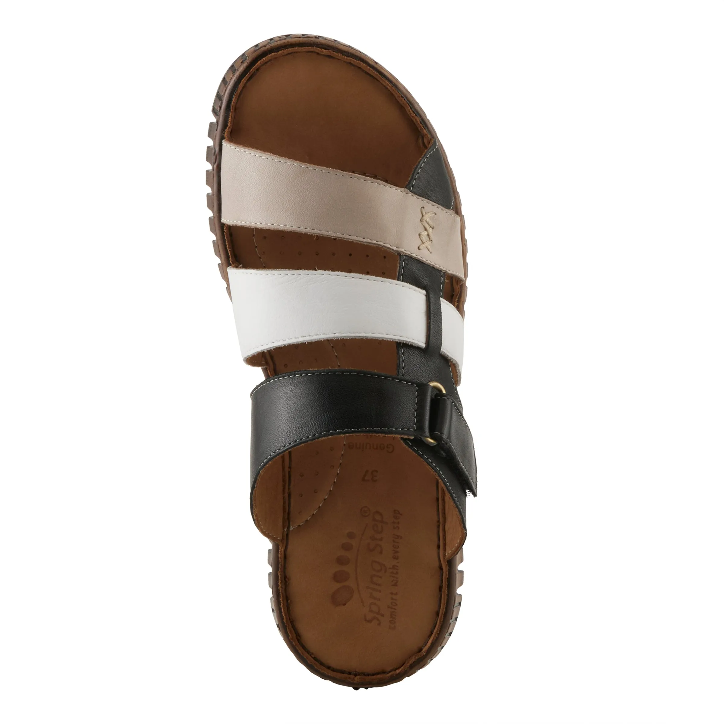 Spring Step Shoes Olly Sandals Women’s Leather Slip On 1" Heel