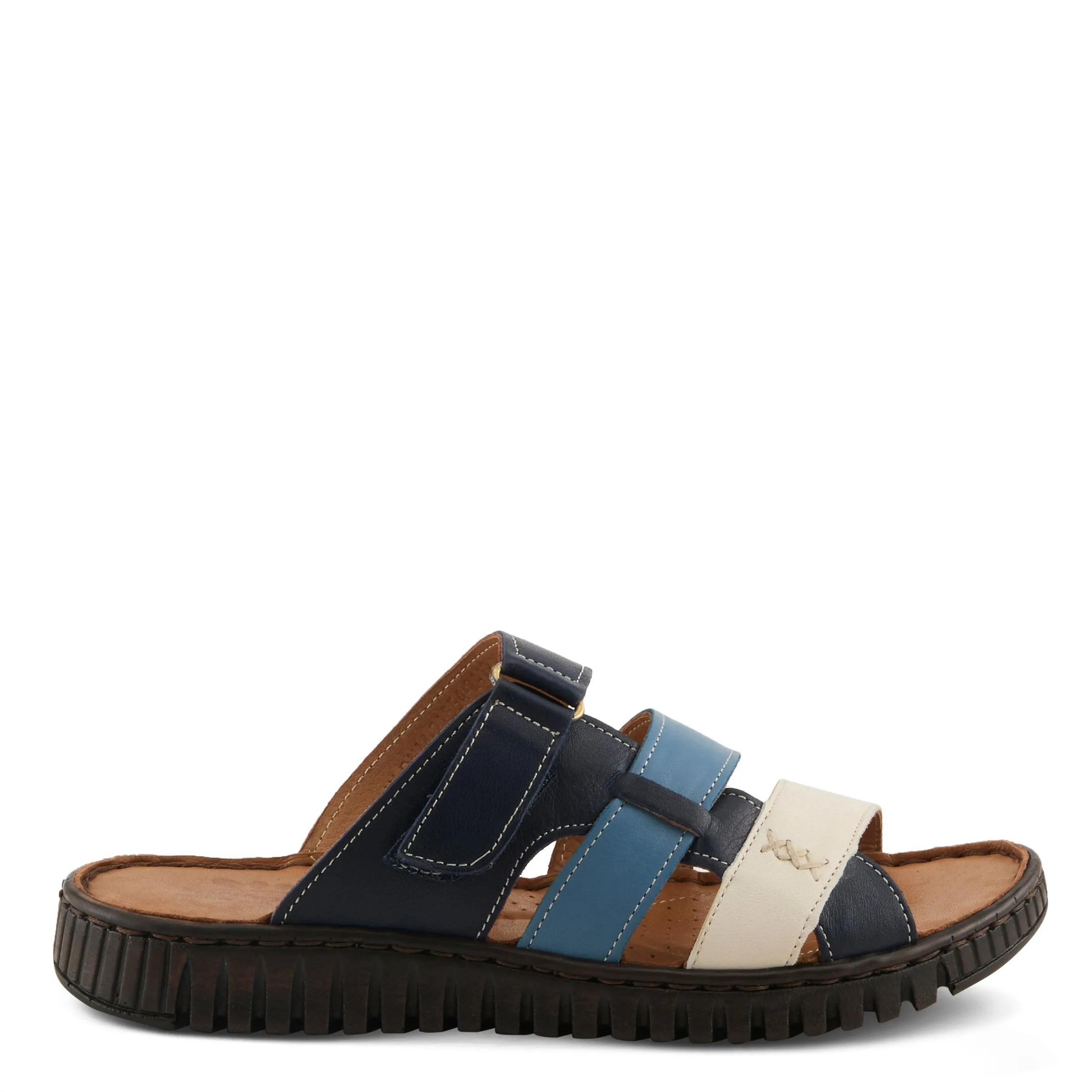 Spring Step Shoes Olly Sandals Women’s Leather Slip On 1" Heel