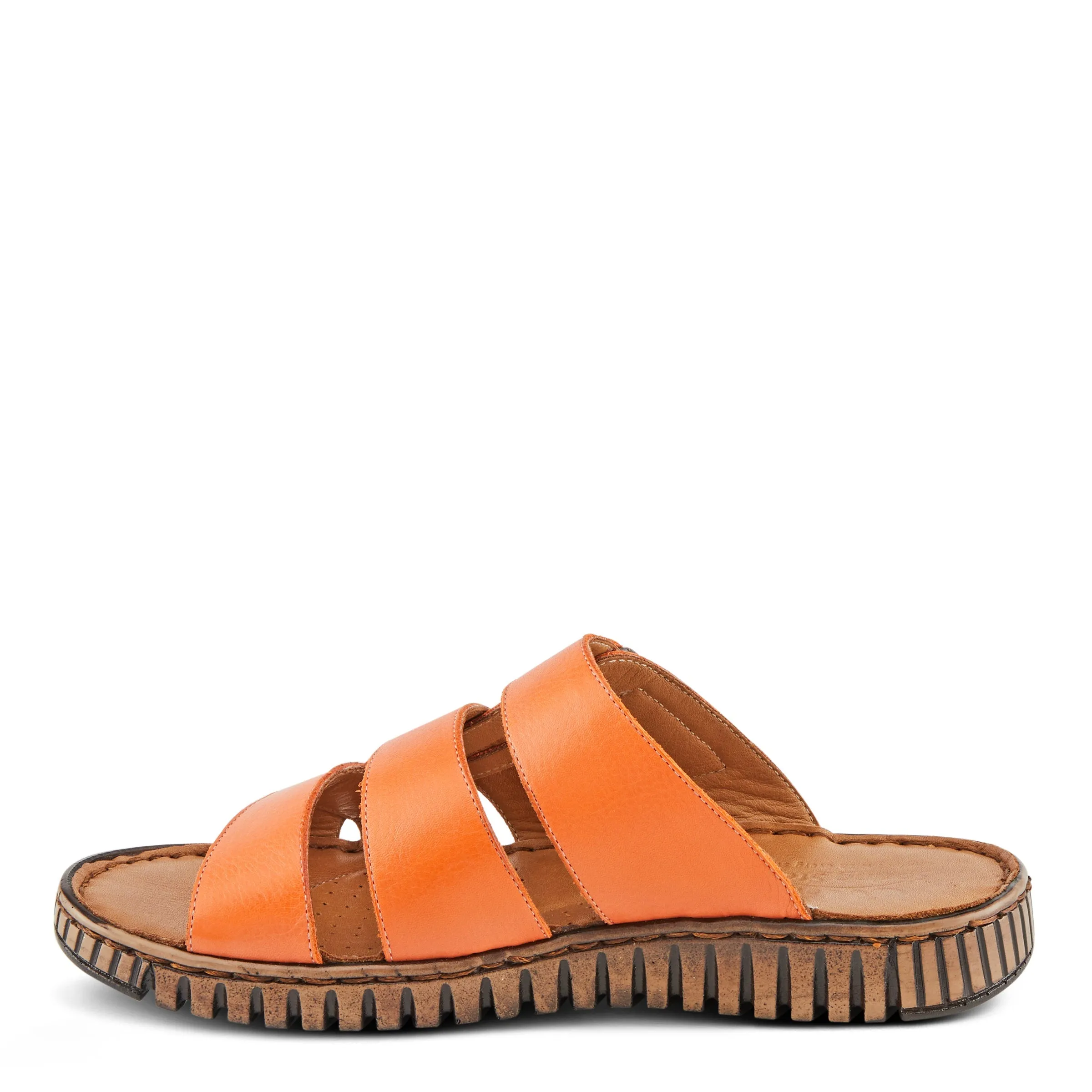 Spring Step Shoes Olly Sandals Women’s Leather Slip On 1" Heel