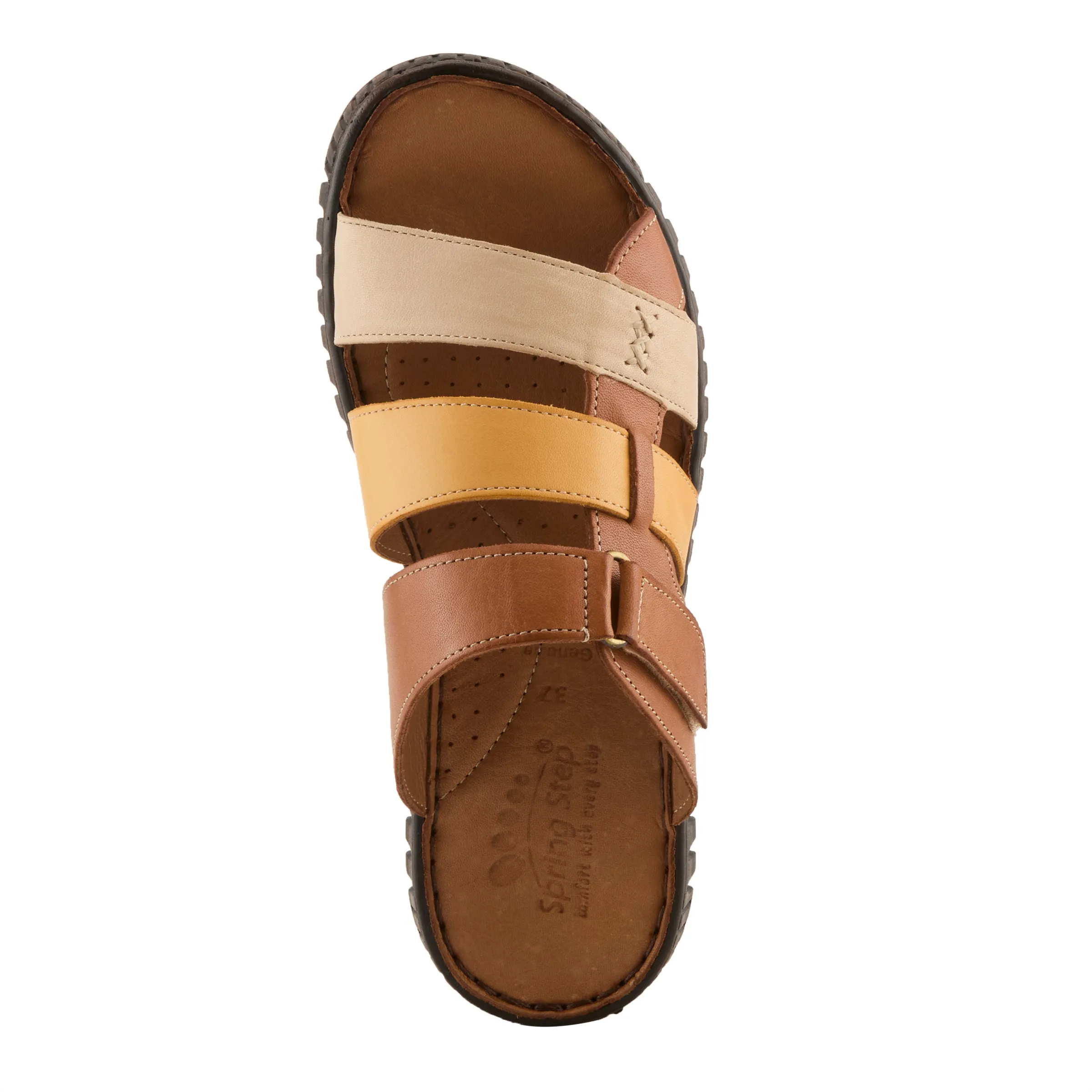Spring Step Shoes Olly Sandals Women’s Leather Slip On 1" Heel