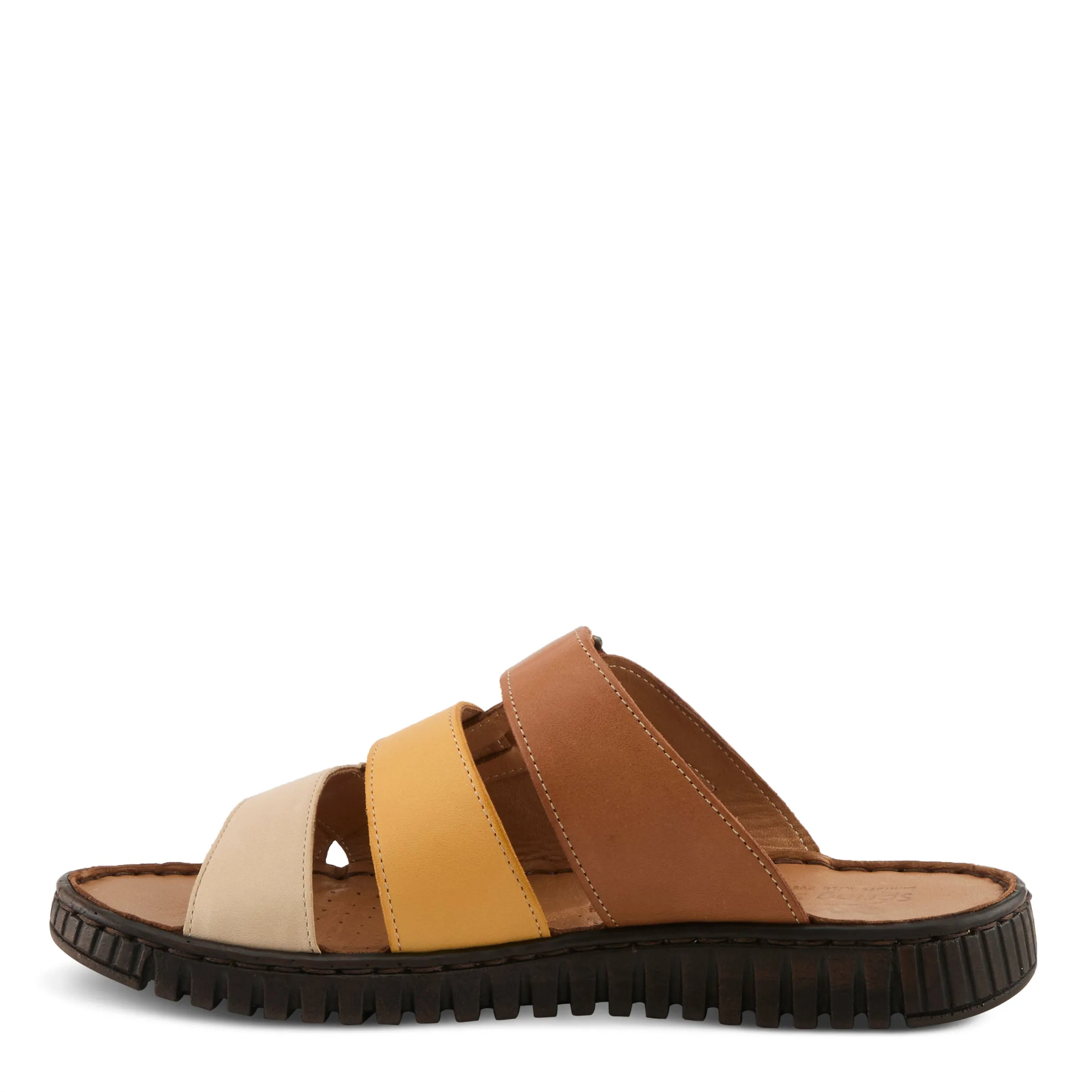 Spring Step Shoes Olly Sandals Women’s Leather Slip On 1" Heel