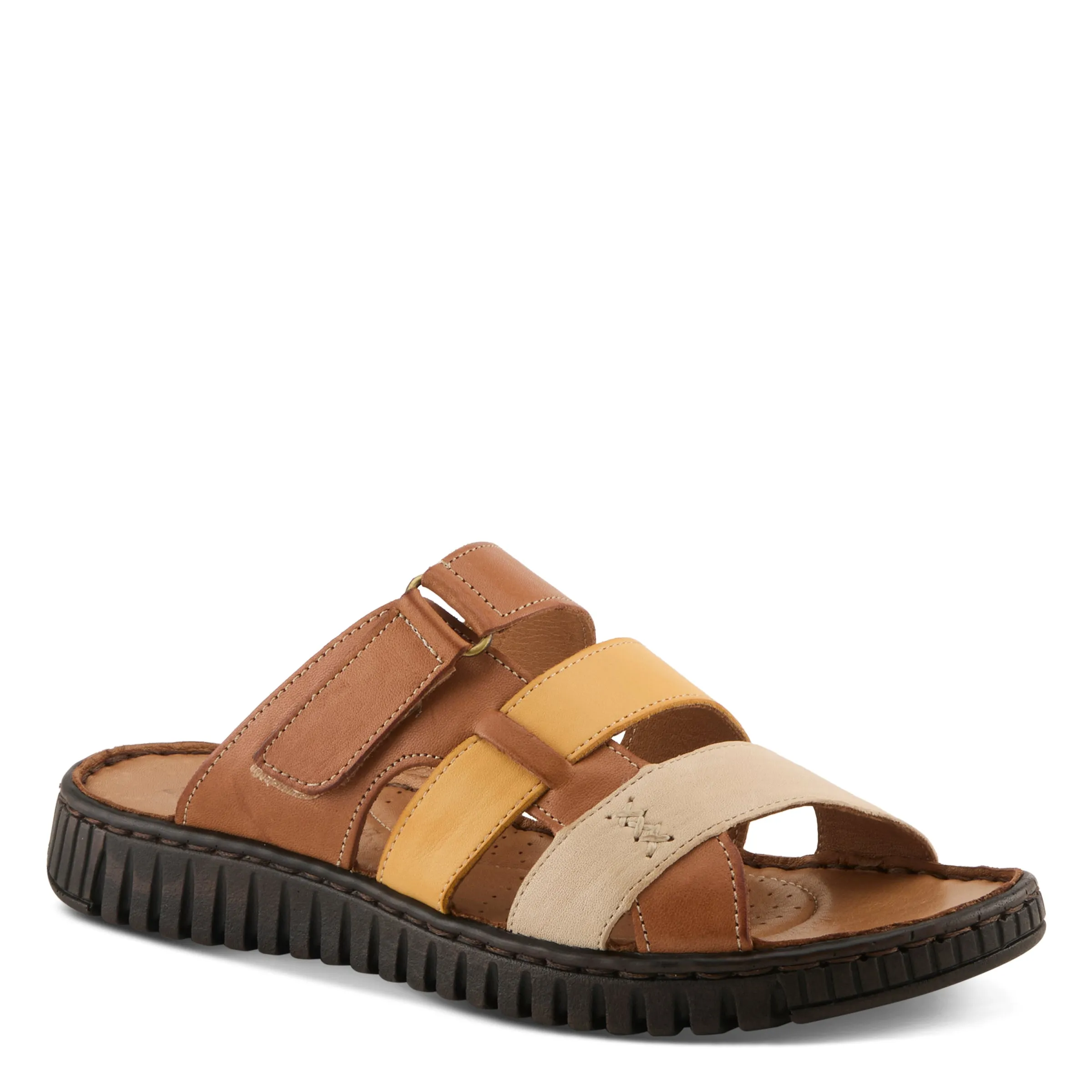 Spring Step Shoes Olly Sandals Women’s Leather Slip On 1" Heel
