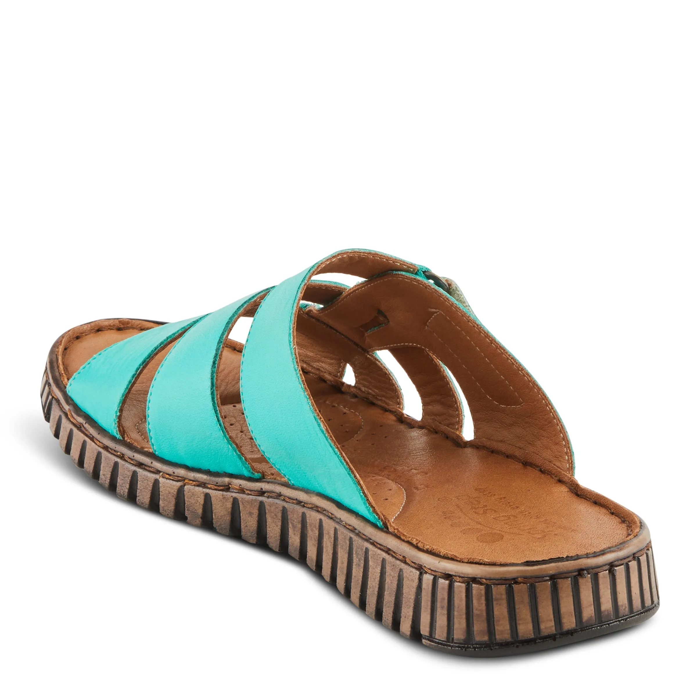 Spring Step Shoes Olly Sandals Women’s Leather Slip On 1" Heel