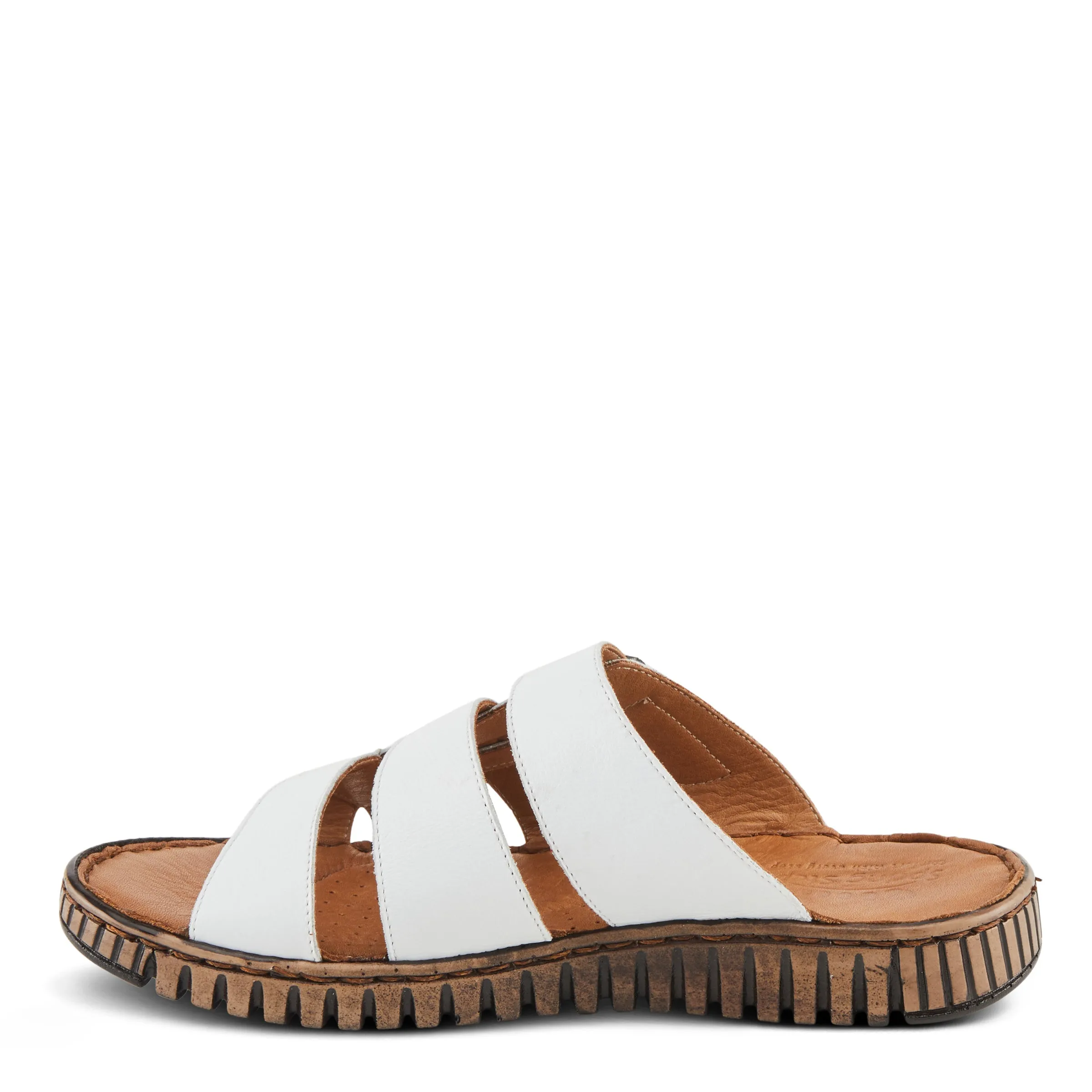 Spring Step Shoes Olly Sandals Women’s Leather Slip On 1" Heel