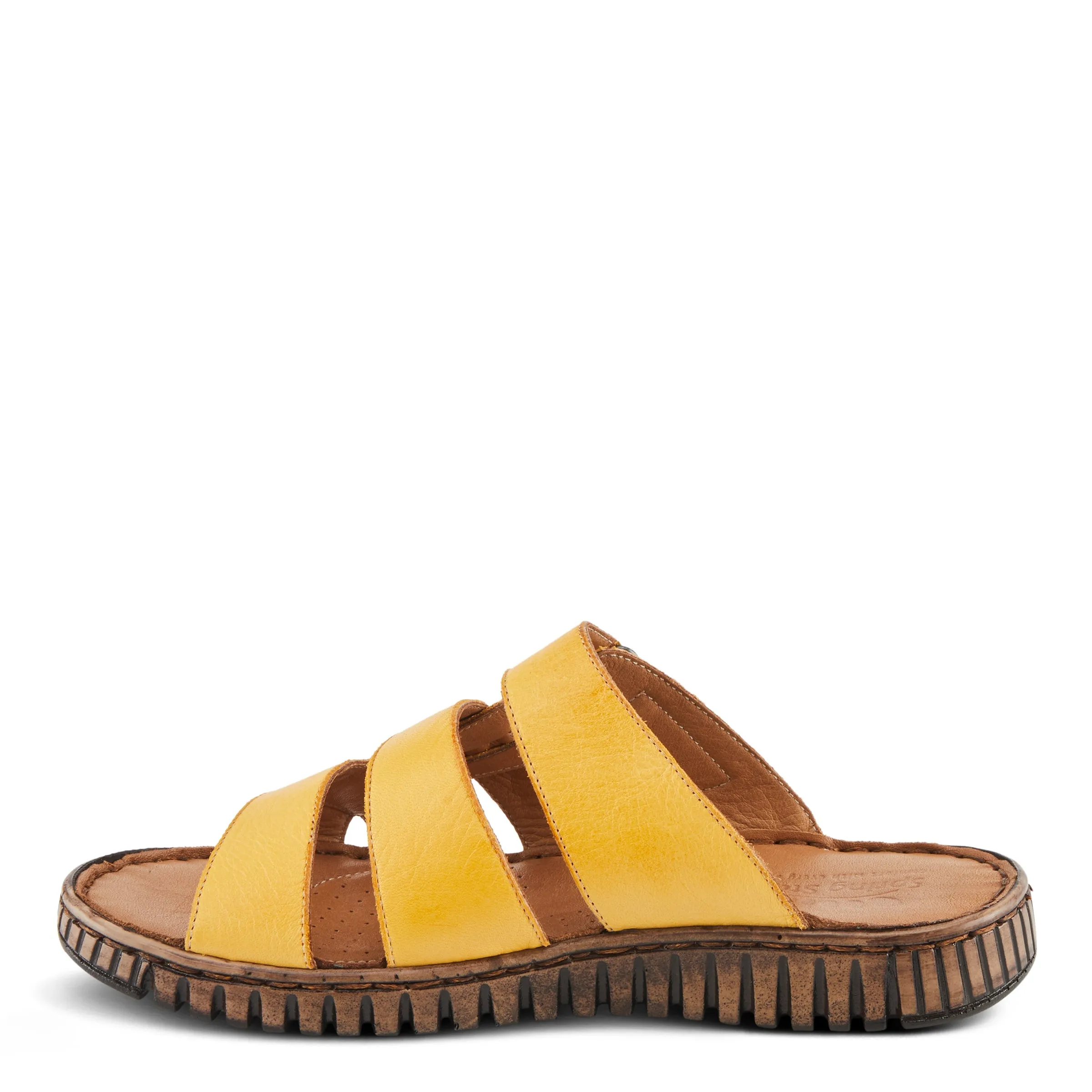 Spring Step Shoes Olly Sandals Women’s Leather Slip On 1" Heel