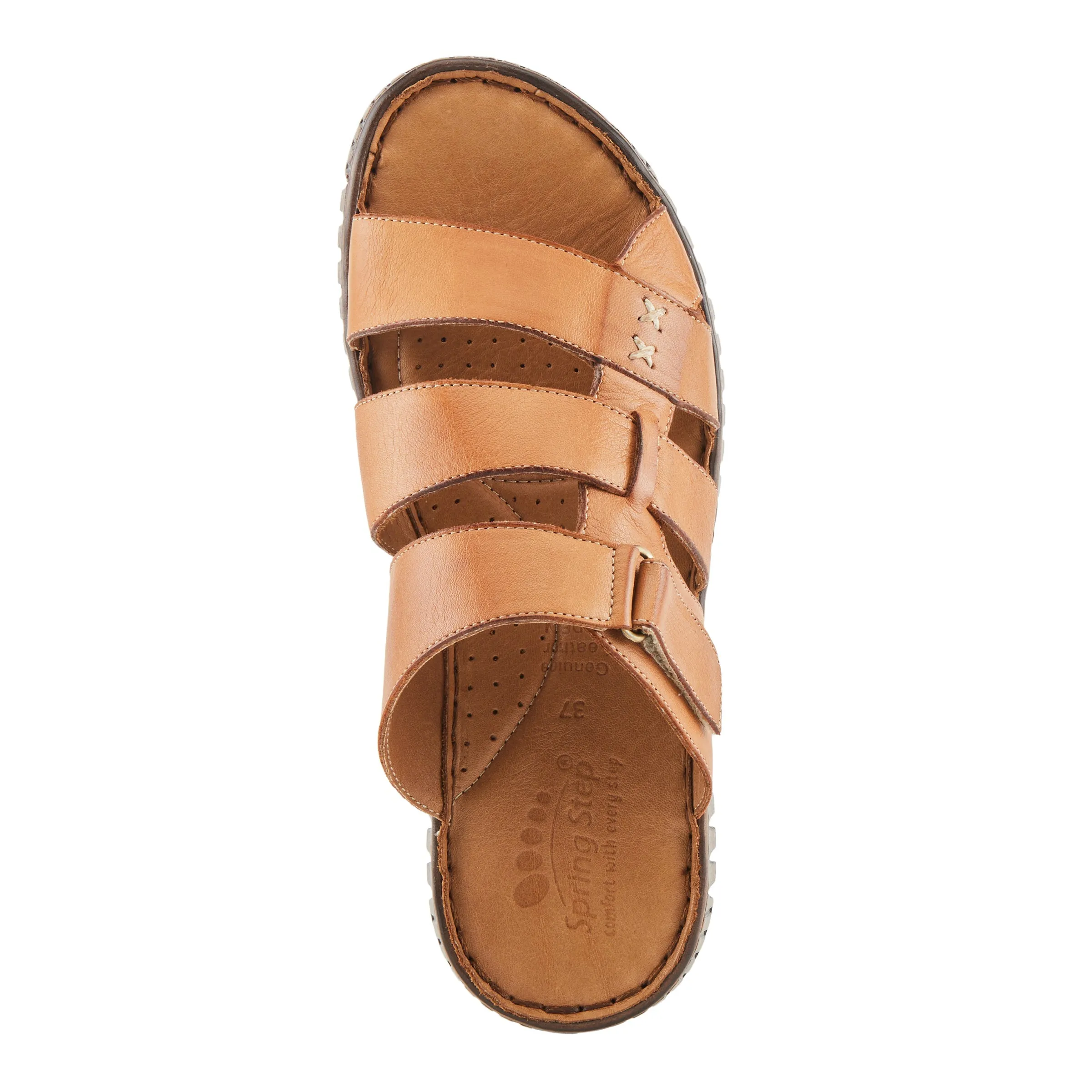 Spring Step Shoes Olly Sandals Women’s Leather Slip On 1" Heel